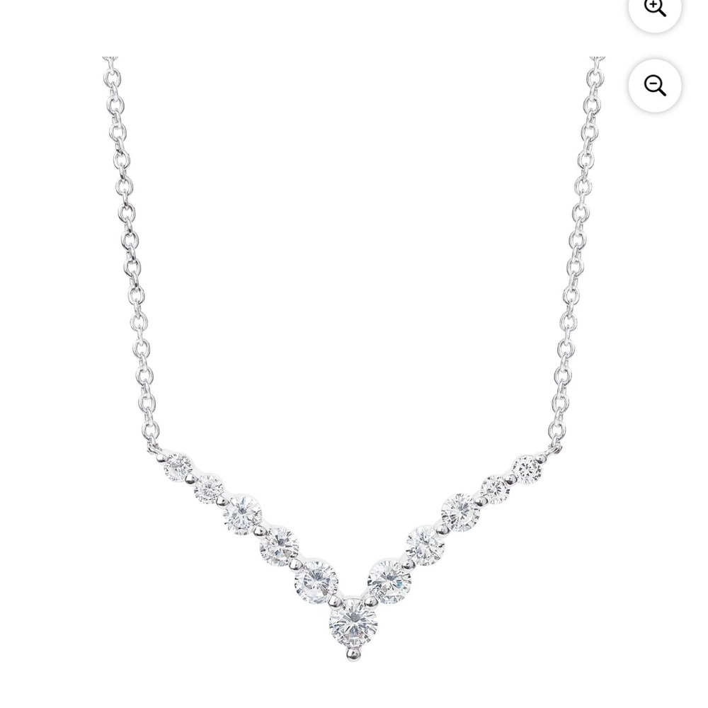 BELIEVE IN BRILLIANCE CUBIC ZIRCONIA NECKLACE NWT